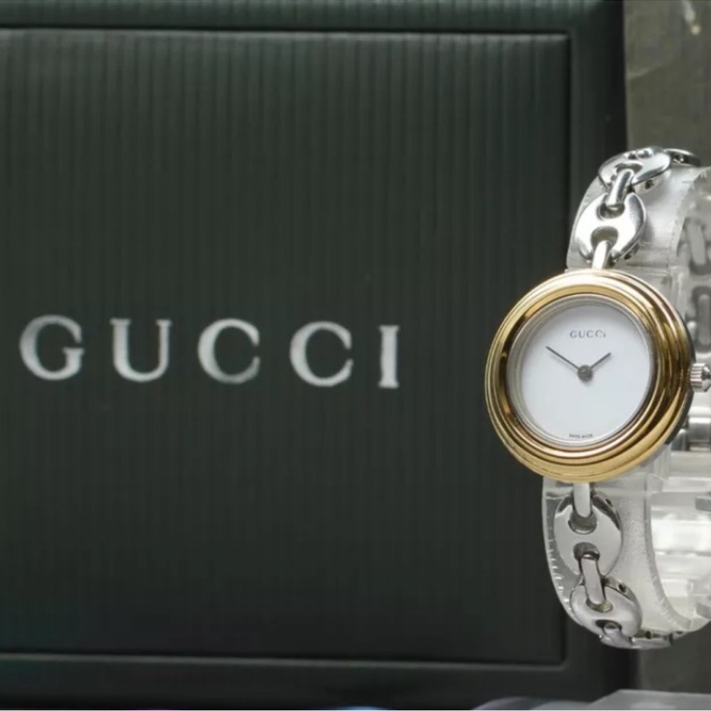 GUCCI Silver Luxury Statement Piece VINTAGE RARE!